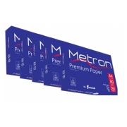 Metron Χαρτί Φωτοτυπικό Α4 80gr Κουτί 5 Δεσμίδων