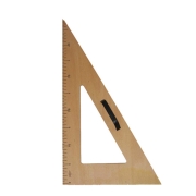 Τρίγωνο Ξύλινο Ορθογώνιο Σκαλινό για Πίνακα