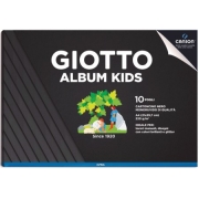 Giotto Μπλοκ album black kids Α4 10φ 210gr