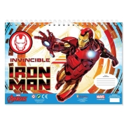 Μπλοκ ζωγραφικής Α4 40φ Iron Man