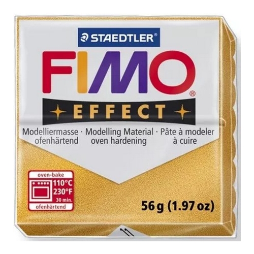 Staedtler Fimo Πηλός effect 11 metallic gold 56g