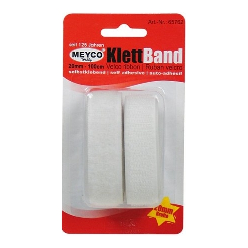 Meyco Ταινία velkro αυτοκόλλητη λεύκη 20mmx1m